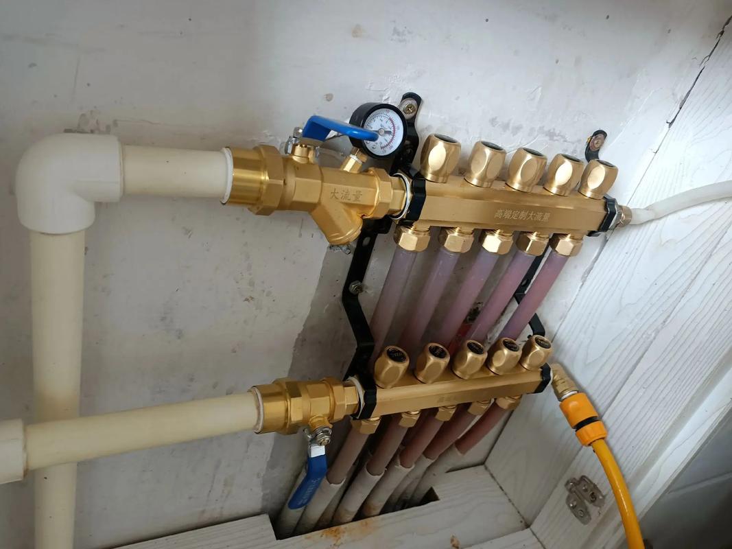 更换分水器，温暖过冬的关键一步——平度阳光地暖清洗全记录